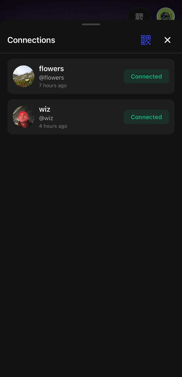 Renaissance City app - Connections